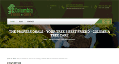 Desktop Screenshot of columbiatreecare.com